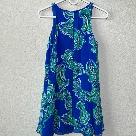 Lilly Pulitzer Dress Tank Mini Swing Blue Crush - Picture 3 of 7